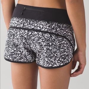 Marble Lululemon shorts